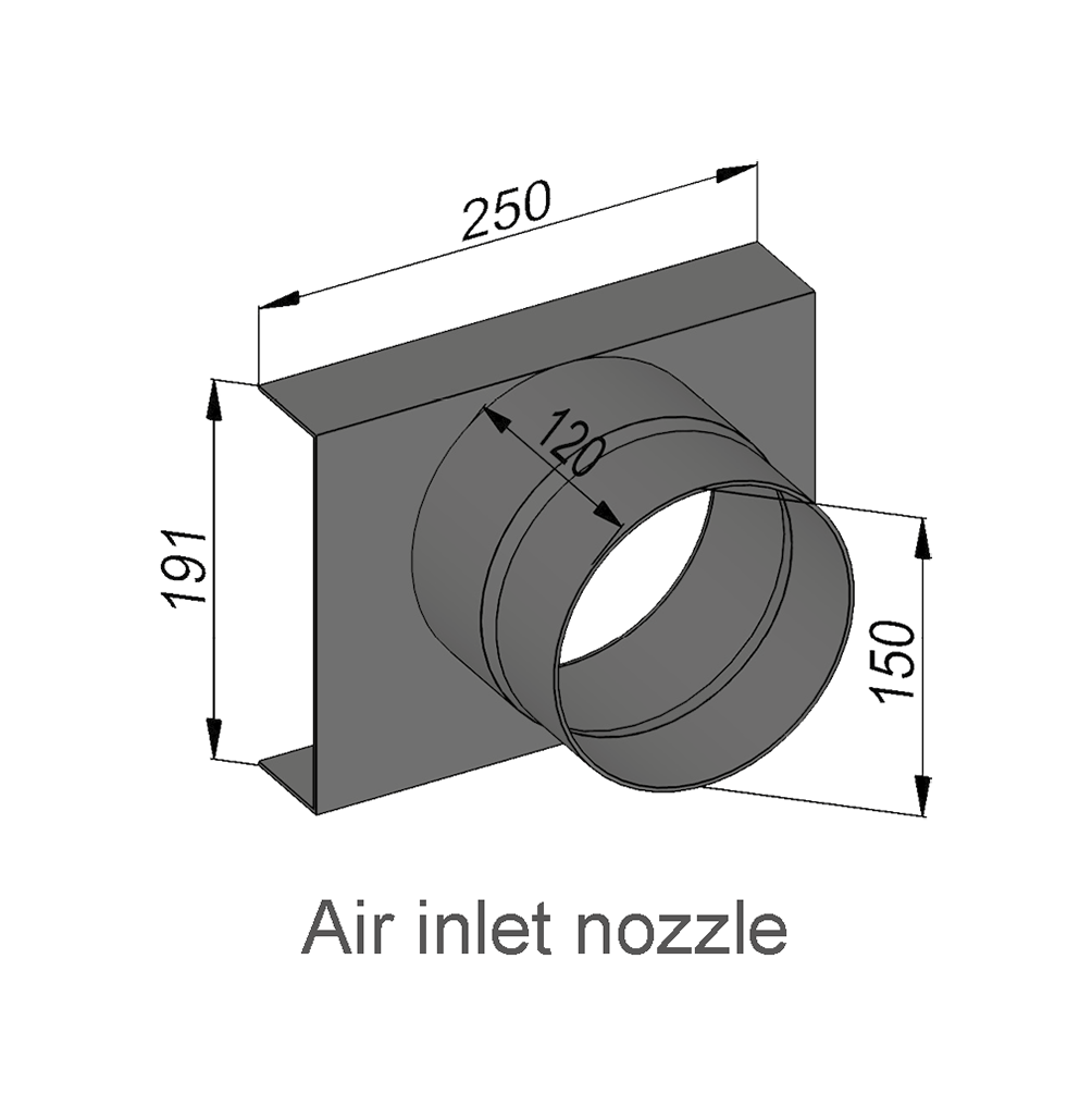 HOELZLI Zubehör Zuluftstutzen