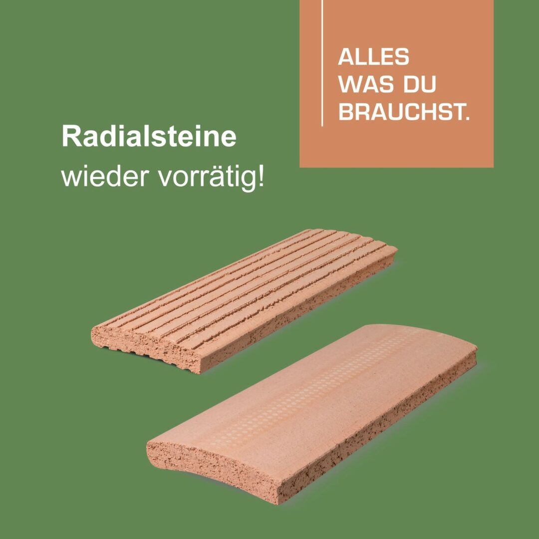 Radialsteine aus Schamotte