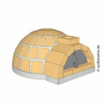 Backofen-Bausatz Pizzakuppel FAM 70 der Wolfshöher Tonwerke