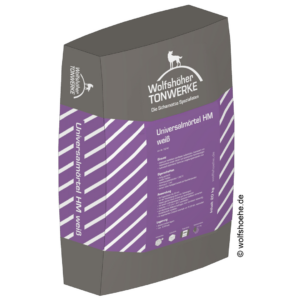 Universalmörtel Schamottemörtel Haftmörtel HM weiß Wolfshöher Tonwerke