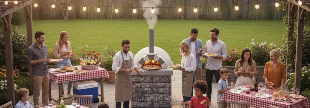 Backofen-Bausatz FAM 70 Wolfshöher Tonwerke, kompakte Pizzakuppel für den Garten