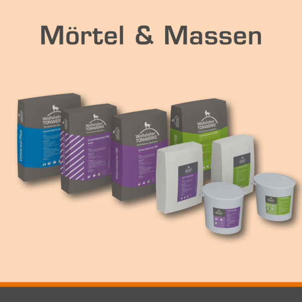 Mörtel-Sortiment für feuerfeste DIY-Projekte