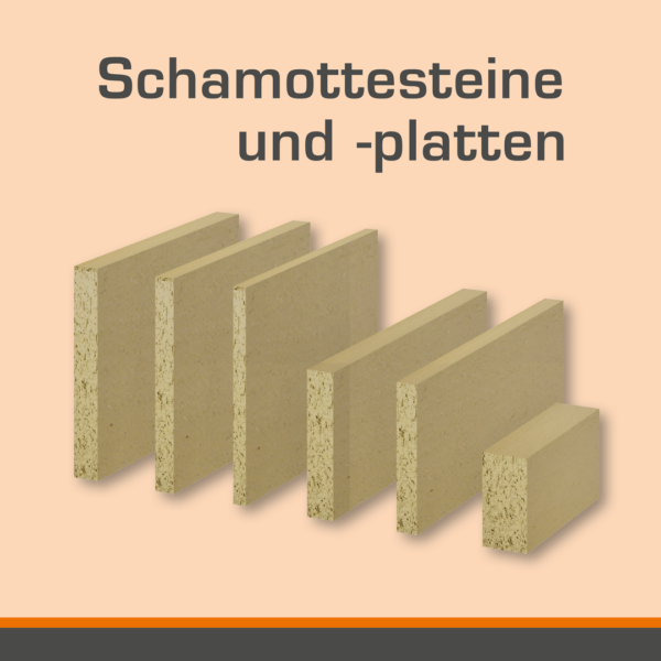 Schamottesteine und -platten