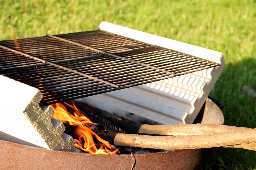 Grillstein DIY-Grill Wolfshöher Tonwerke Schamotte feuerfest