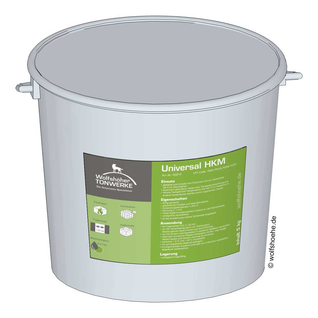 Ausbesserungsset Universalmörtel HKM 5 kg