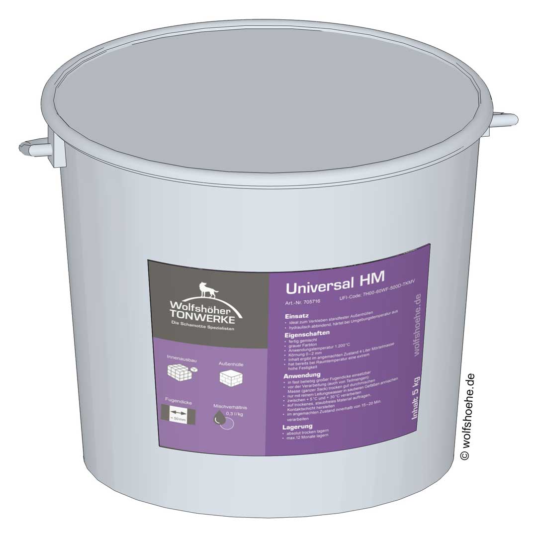 Ausbesserungsset Universalmörtel HM 5 kg