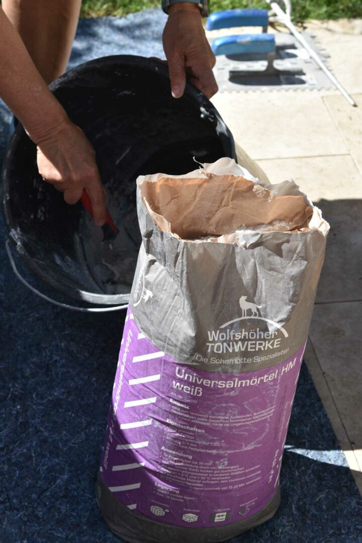 Universalmörtel HM weiß Haftmörtel Schamottemörtel Wolfshöher Tonwerke 20 kg Sack