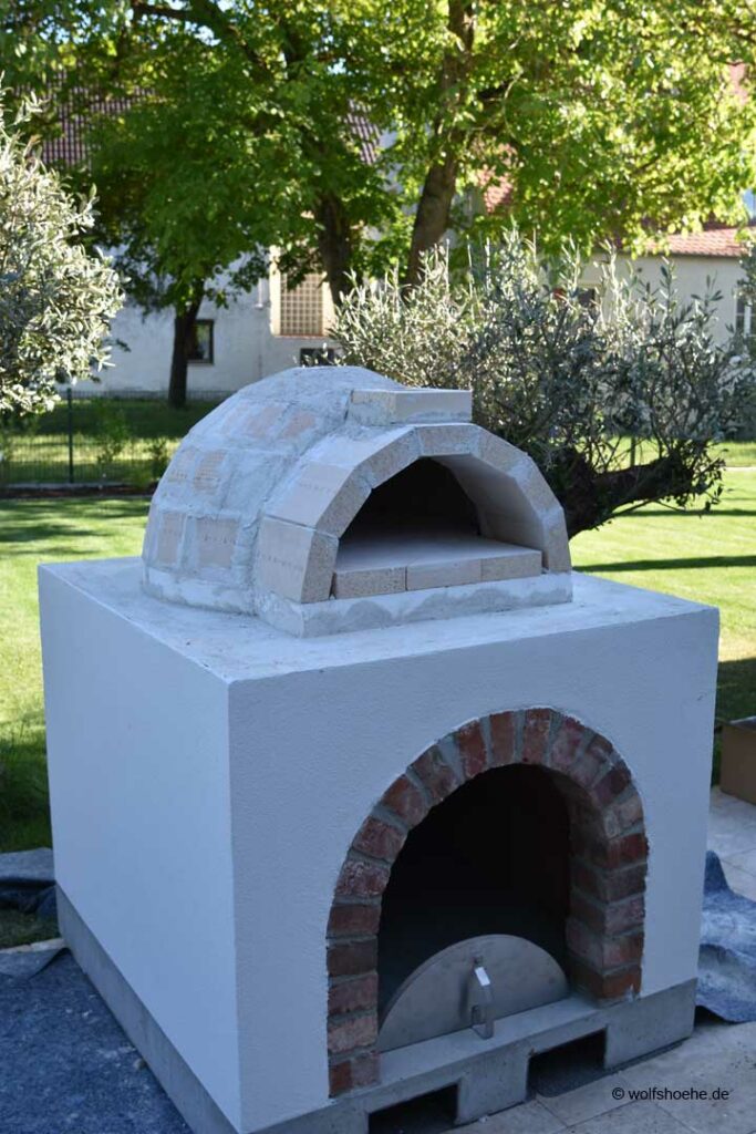 Aufbau Pizzaofen-Bausatz FAM 70 Pizzakuppel Schamotte selbst aufbauen
