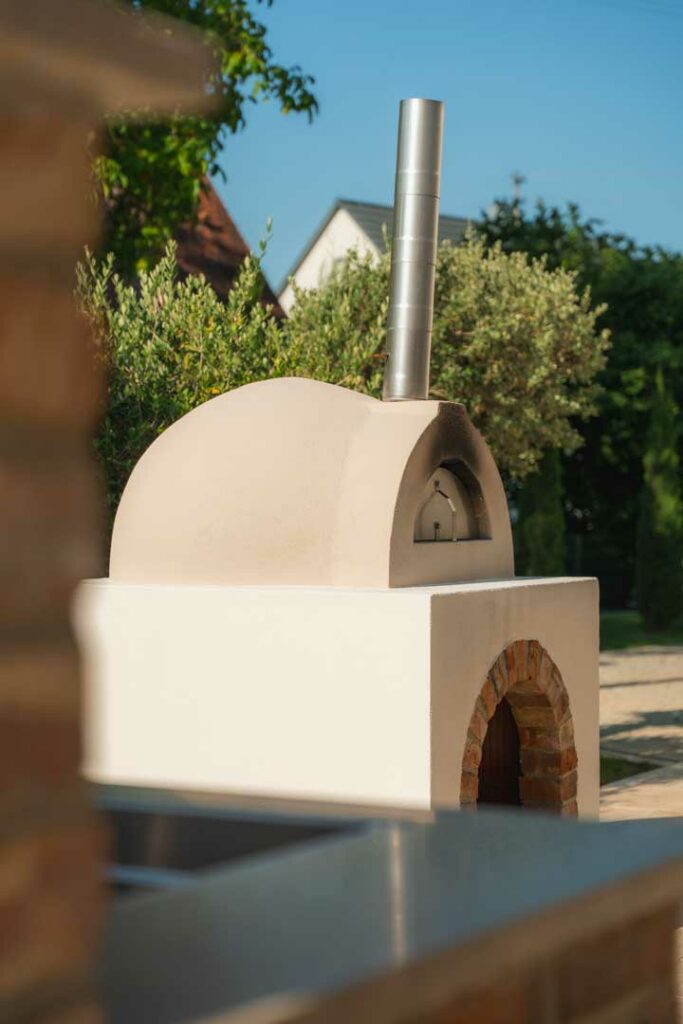 Backofen-Bausatz FAM 70 der Wolfshöher Tonwerke Pizzaofen Holzbackofen