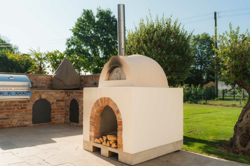 Backofen-Bausatz FAM 70 der Wolfshöher Tonwerke Pizzaofen Holzbackofen