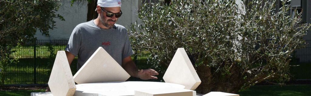 Aufbau Pizzaofen FAM 70 Waldis Pizza Wolfshöher Tonwerke